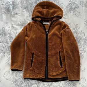 H&M teddy bear fleece jacket